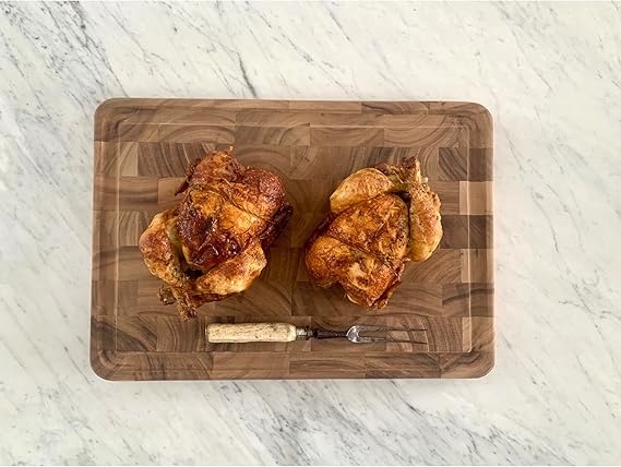 Ironwood Gourmet Charleston End Grain Board with Channel