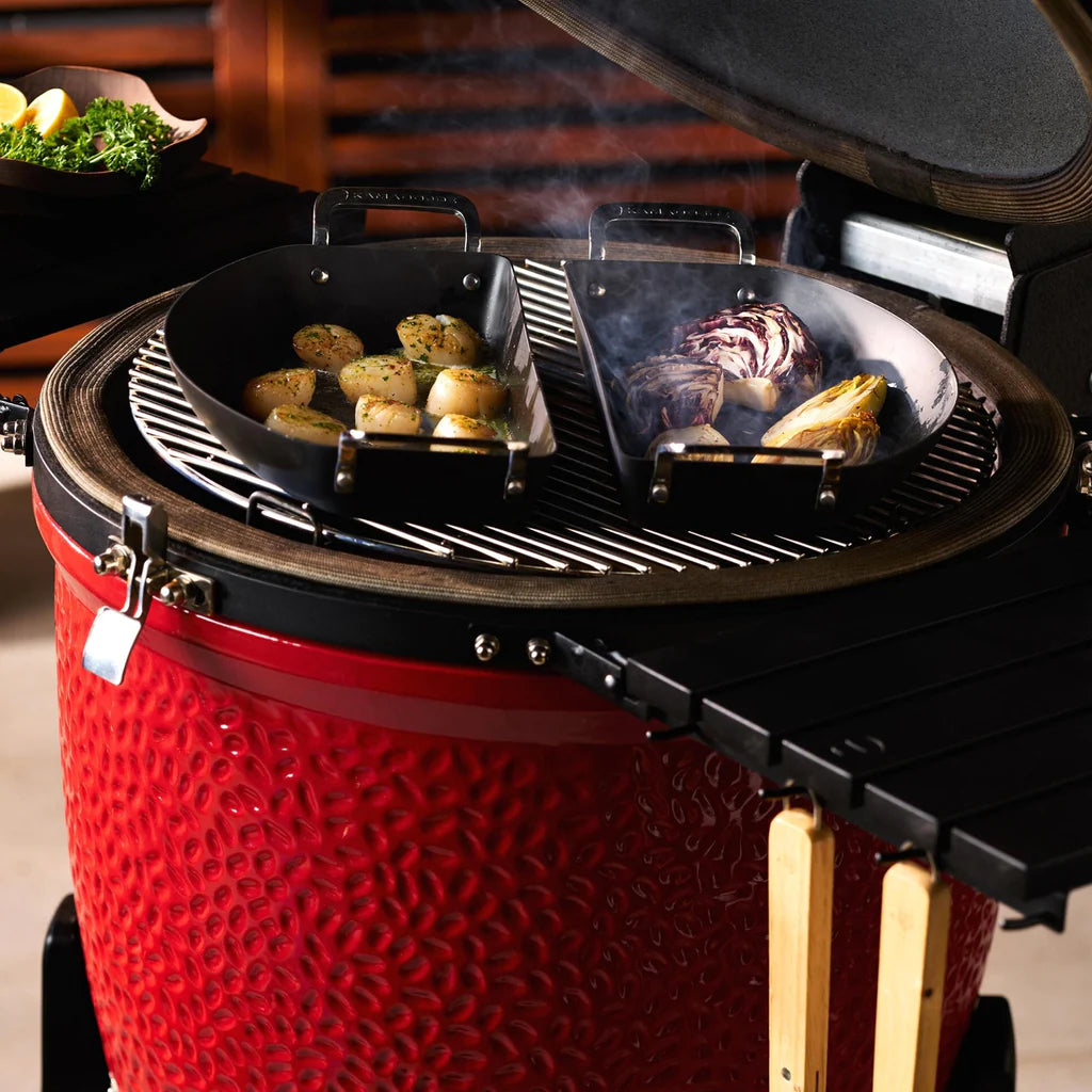 Caron Mon Ange プチベース Kamado Joe KARBON STEEL™ HALF-MOON PAN SET - Keystone BBQ Supply