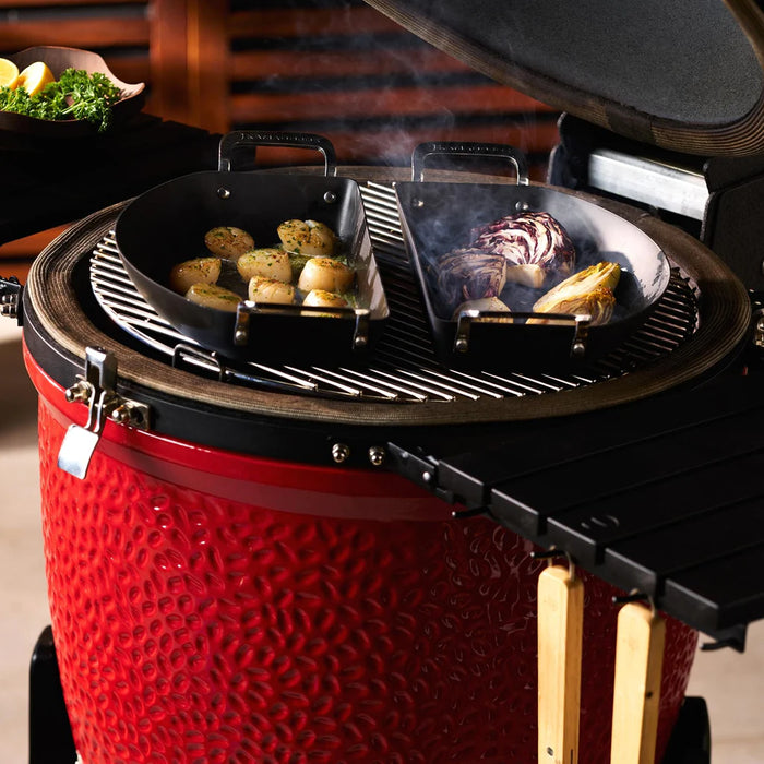 Kamado Joe KARBON STEEL™ HALF-MOON PAN SET