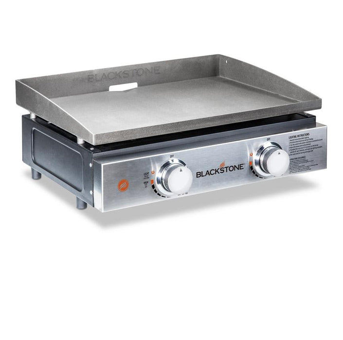 Blackstone 22'' Tabletop Griddle with Stainless Steel Front Plate