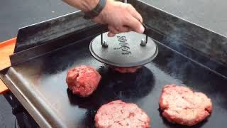 Blackstone Press and Sear Burger Tool