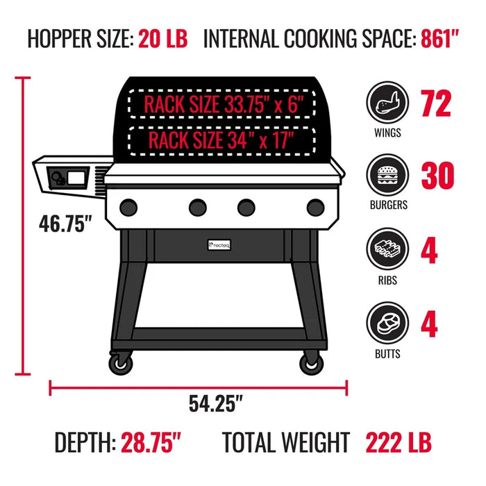 Recteq X-Fire Pro 825