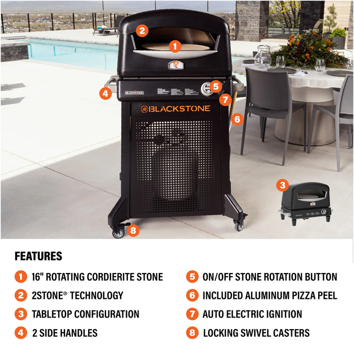 Blackstone Pizza Oven with Mobile Cart