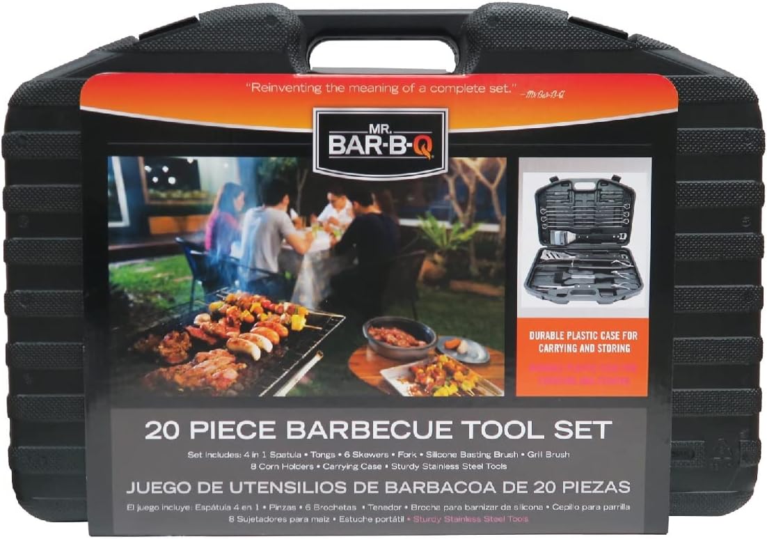 Bar-B-Q 20 Piece Barbecue Tool Set Keystone BBQ Supply