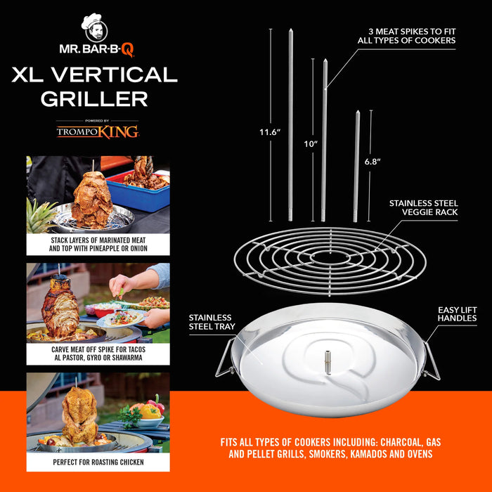 Mr. BBQ  XL Trompo King® Vertical Griller