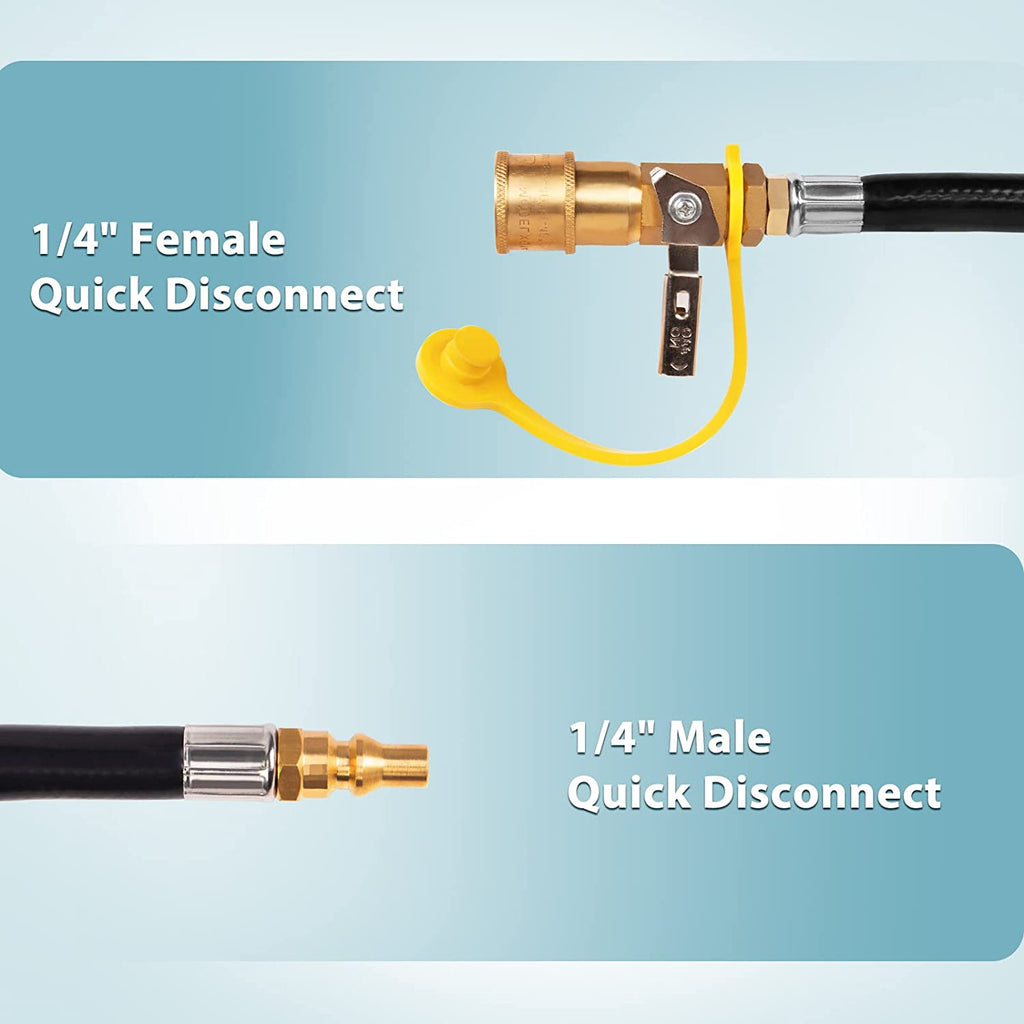 RV Quick Connect Propane Hose for Blackstone 17/22Inch Griddle