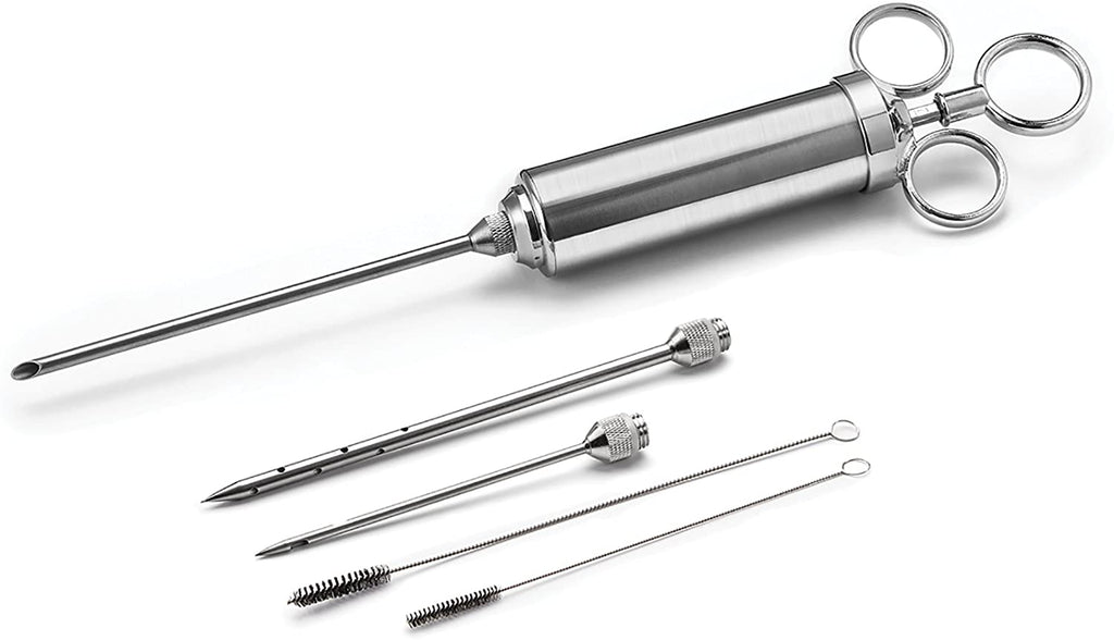 Outset 6-Piece Stainless Steel Meat Injector - Keystone BBQ Supply