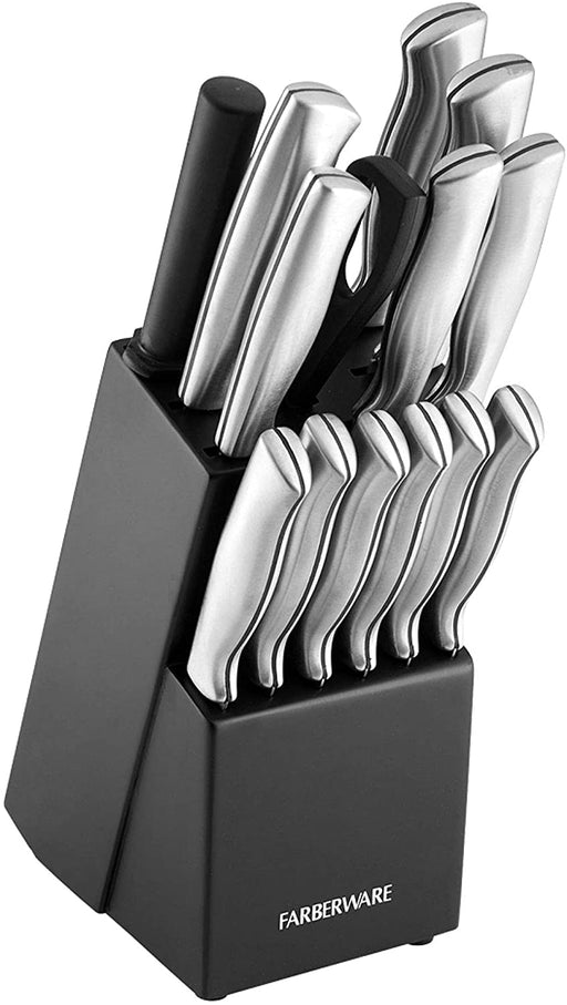 VAVSEA 16 PCS Stainless Steel Professional Chef Knife Set with Block