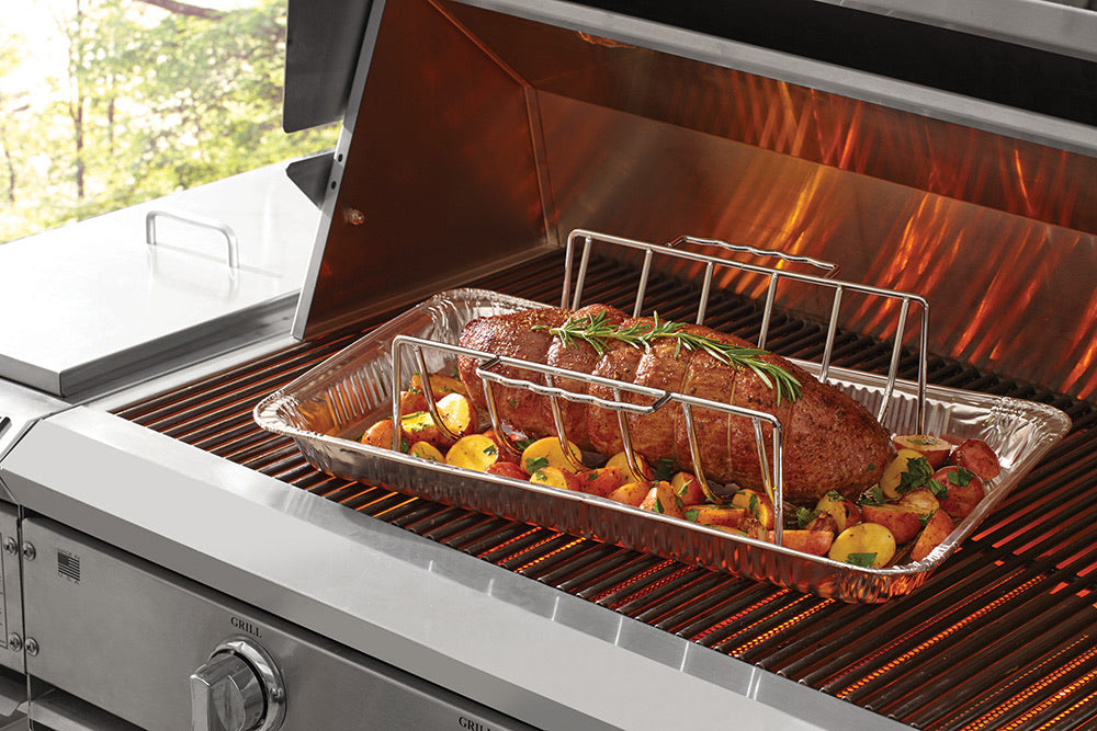 Prim Rib Roasting Rack Mr. BBQ Rib & Roasting Rack - Keystone BBQ Supply